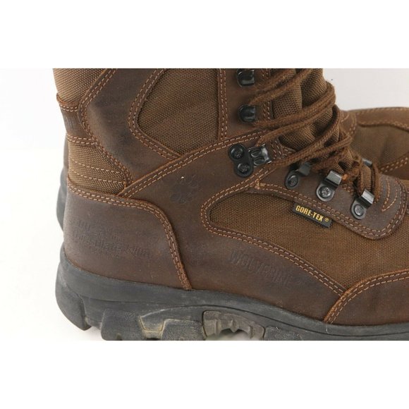 Vintage Wolverine Goretex Waterproof Leather Distressed Boots Brown main image 10